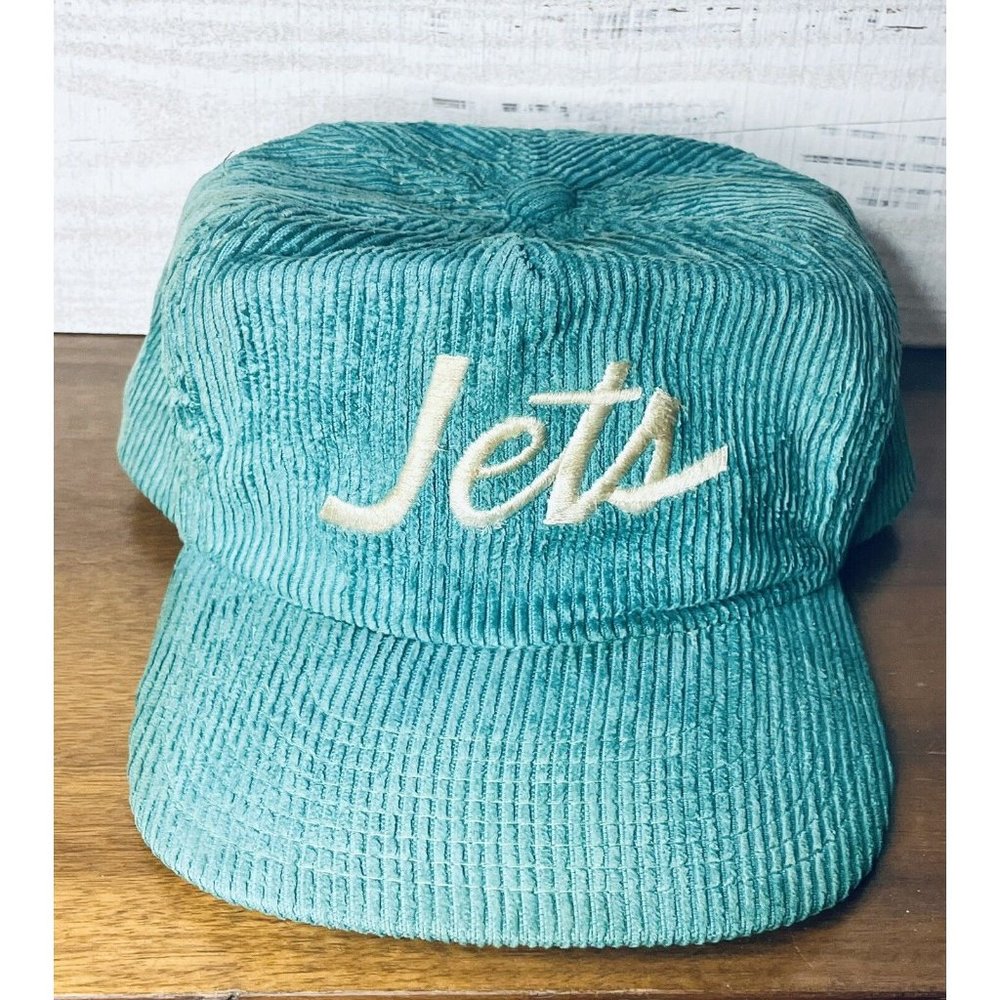 Vintage New York JETS Script Sports Specialties The Cord Corduroy Hat NFL